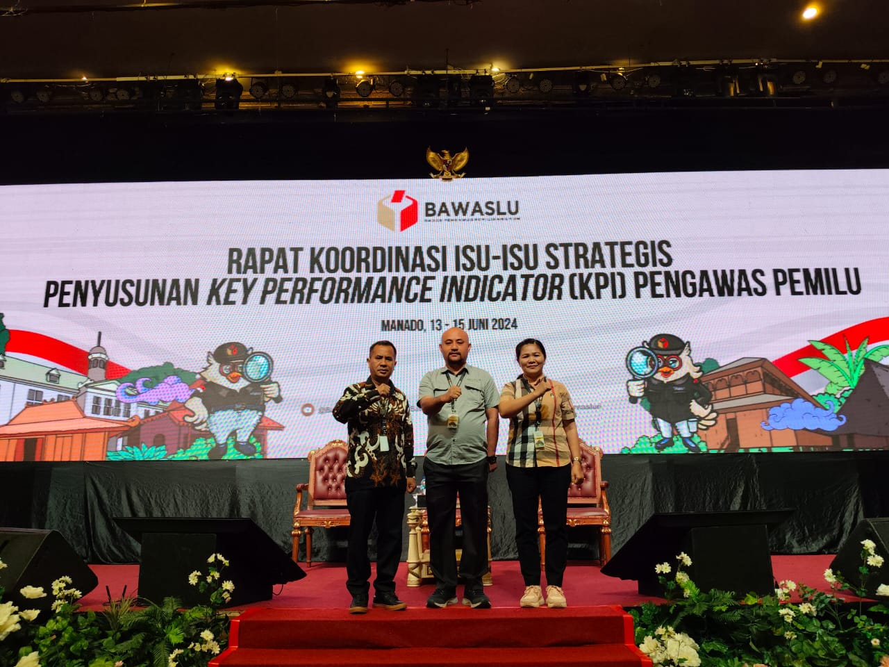 Bawaslu Nias Hadiri Rapat Koordinasi Isu-Isu Strategis Penyusunan Key Performance Indicator (KPI) Pengawas Pemilu, Kamis (13/06/2024)