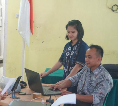 Kordiv P3S Bawaslu Nias monitoring Pelaksanaan Evaluasi Kinerja Panwaslu Kecamatan Existing