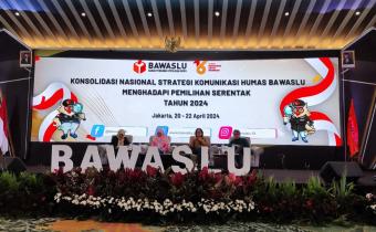 Kegiatan Konsolidasi Nasional Strategi Komunikasi Humas Bawaslu Menghadapi Pemilihan Serentak Tahun 2024