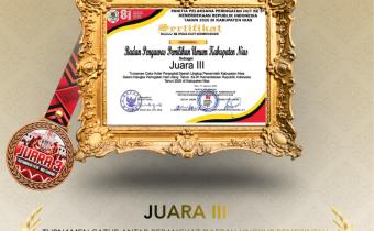 Bawaslu Nias Raih Juara III pada HUT RI ke - 8